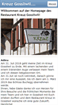 Mobile Screenshot of kreuz-gossliwil.ch